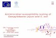 Antimicrobial susceptibility testing of Campylobacter ... Antimicrobial susceptibility testing of Campylobacter