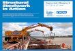Structural Special Report Steelwork >> in Action · steel. This method utilises brackets on all steel members for safe lifting, instead of traditional block and chains. Lifting steel