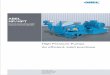 ABEL HP/HPT...1 High Pressure Pumps An efficient, solid purchase ABEL HP/HPT From the reciprocating positive displacement pump specialist Diaphragm Pumps Solids Handling Pumps 2 THE