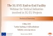 The 5G EVE End-to-End Facility Webinar for Vertical ......The 5G EVE End-to-End Facility Webinar for Vertical Industries involved in 5G EU Projects 9 May 2019 Twitter hashtag: # 5GEveWebinar