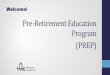 Pre-Retirement Education Program (PREP) · Service Credit and Vesting You receive one month of service credit for each month NDPERS receives contributions on your behalf. Vested means