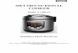 MULTIFUNCTIONAL COOKER - SapirBulgaria...Dry the inner pot and confirm there are no impurities on the heater. Put the inner pot in the electric cooker and then turn the inner pot around
