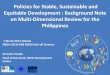 Policies for Stable, Sustainable and Equitable … MDCR...Kensuke Tanaka Head of Asia Desk, OECD Development Centre Policies for Stable, Sustainable and Equitable Development : Background