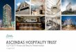 ASCENDAS HOSPITALITY TRUST...improving by more than 3 times compared to the same quarter last year. • The underlying performance of both hotels improved as RevPAR of the two hotels