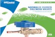 NORMALLY-CLOSED SOLENOID VALVES - castel.it · NORMALLY-CLOSED SOLENOID VALVES The solenoid valves illustrated in this leaflet have been developed by Castel for all the applications