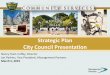 Strategic Plan City Council Presentation · Strategic planning workshops Preparation of Strategic Plan Preparation of Implementation Action Plan 11 Council Interviews Stakeholder