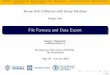 File Formats and Data Export - World Banksurveys.worldbank.org/sites/default/files/files/C4... · De nitions Export le formats Export by Question TypeMissing valuesExport of data
