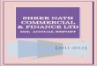 SHREE NATH COMMERCIAL & FINANCE LTD...Shree Nath Commercial & Finance Limited Annual Report 2011-2012 2 NOTICE Notice this hereby given that the 28 Annual General Meeting of the Members