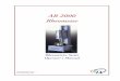 AR 2000 Rheometer Operator's Manual - Iowa State University · AR 2000 Operator's Manual 11 Chapter 1 Introducing the AR 2000 Overview The TA Instruments AR 2000 Rheometer is a controlled