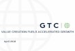 VALUE CREATION FUELS ACCELERATED GROWTH - GTCir.gtc.com.pl/~/media/Files/G/Gtc-IR/Presentations/... · GTC in August 2014 Q4 2013 –Q4 2015 Lone Star buys up to 61% anchor stake