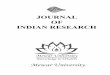 JOURNAL OF INDIAN RESEARCHmujournal.mewaruniversity.org/JIR6/jan-march2018.pdfJournal of Indian Research Vol.6, No.1, January-March, 2018 2 from Srinagar. Historians and hagiographers