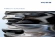 Pelton turbines - Voith4 Characteristics and latest technology From the beginning, the development of Pelton turbine technology has been synonymous with Voith. Since the turn of the