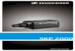 SKP 2000 - Sennheiser...3 The SKP 2000 plug-on transmitter The SKP 2000 plug-on transmitter This plug-on transmitter is part of the 2000 series. With this series, Sennheiser offers