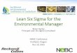Lean Six Sigma for the Environmental Manager · 7 Forms of Waste 14 Waste Type Environmental Impacts Overproduction • More raw materials consumed in making the unneeded products