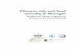 Climate risk and food security in Senegal · Climate risk and food security in Senegal: Analysis of climate impacts on food security and livelihoods * This analysis has been undertaken