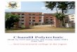 Chandil Polytechnicchandilpolytechnic.org/pdf/prospectus.pdfThe Chandil Polytechnic The institution is located near steel city Jamshedpur - a home to large number of small and medium