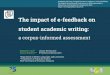 The impact of e-feedback on student academic writing · 2015, 5th edition: Gellu Naum 100, 21 students and papers • 2017, 6th edition: Tudor Arghezi, azi, 20 students and 19 papers