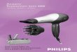 Powerprotect Salon 2000 - Philips · 2003-11-13 · Powerprotect Salon 2000 hairdryer.As you become more familiar with ... C Selak hidup/mati dan aliran udara-O = mati-I = Aliran