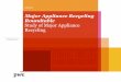 Major Appliance Recycling Roundtable Study of Major ... · Major Appliance Recycling Roundtable Mandate Background Economic Model Rural and Remote Communities Study Appendices Table