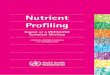 FINAL DOC with ISBNnutrient profiling, relationship with food‐based dietary guidelines, possible applications and guiding principles for nutrient profiling. Definitions and terms