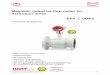 Magnetic-inductive flow meter for hazardous areas EPX / UMF3 · 2017-03-03 · Subject to change without prior notice 1 Magnetic-inductive flow meter for hazardous areas EPX / UMF3