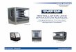 INSTALLATION AND OPERATION MANUAL...INSTALLATION AND OPERATION MANUAL Congratulations! You have just purchased the finest commercial refrigeration available. ALPA 36 ALPA 77 ALPA 99