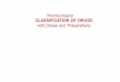 Pharmacological CLASSIFICATION OF DRUGS with Doses and … · 2018-06-09 · vi Pharmacological Classification of Drugs with Doses and Preparations information is incorporated for