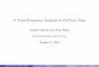 A Time-Frequency Analysis of Oil Price Data...A Time-Frequency Analysis of Oil Price Data Josselin Garnier and Knut S˝lna Ecole Polytechnique and UC Irvine October 3, 2017 Josselin