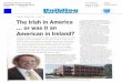 CIBSE ANNUAL LUNCH The Irish in America or was it an … OFlynn... · 2018-08-15 · CIBSE ANNUAL LUNCH The Irish in America ... or was it an American in Ireland? Conieth O'Flynn,