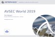 AVSEC World 2019...AVSEC World 2019 Tim Brown astrophysicsinc.com TOMORROW’S TECHNOLOGY FOR TODAY’S SECURITY Director of Business Development - Aviation 2 Company Overview •