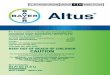Altus 432-1575 64 oz 190417AV1 ML - s3-us-west-1… · 4.5” 5 PRODUCT INFORMATION ALTUS®: • Is a broad-spectrum insecticide, formulated in a 1.67 lb AI/gallon (200 grams AI/liter)