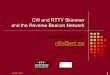 CW and RTTY Skimmer and the Reverse Beacon Network ...n6tv/N6TV_Dayton_2017_CW_Skimmer.pdf · What is the Reverse Beacon Network (RBN)? Uses any CW or RTTY signal as a beacon Multiple