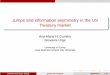 Jumps and information asymmetry in the US Treasury market · Jumps and information asymmetry in the US Treasury market Ana-Maria H. Dumitru Giovanni Urga University of Surrey Cass