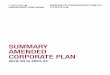 SUMMARY AMENDED CORPORATE PLAN · 2019-12-23 · Canada Infrastructure Bank | Summary Amended Corporate Plan 2019-20 to 2023-24 1 Executive Summary (All amounts are expressed in Canadian