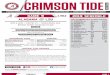 CRIMSON TIDE · information on current and historical Crimson Tide student-athletes, coaches and teams. The football page includes links to rosters, coaching staff, notes packages,