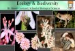 › f › page › 4668 › 11030 › Ecology_Biodiversity_2019.pdf Ecology & BiodiversityObjectives: 1. Research •Explore the biodiversity of living organisms (microorganisms, plants