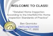 WELCOME TO CLASS! Detailed Home Inspection InterNACHI...The International Association of Certified Home Inspectors – InterNACHI® – is a federally tax-exempt, 501(c)(6) non-profit
