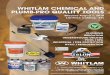 J.C. Whitlam Manufacturing Company Products … Whitlam...The Industry Standard for Over 100 Years Page 2 TABLE OF CONTENTS WHITLAM CHEMICALS AND PLUMB-PRO QUALITY TOOLS J.C. Whitlam