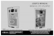 USER’S MANUAL · user’s manual manual de usuario mv-2g/b/esp maquina vending 2 guias producto selector billetes / espiral congratulations for buying the super mini vending machine
