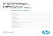 HP Verified Reference Architecture for VMware …...HP Reference Architectures | HP Verified Reference Architecture for VMware Horizon 6.1 on HP ConvergedSystem 700 2.x 3 Executive