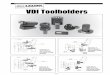 VDI Toolholders · VDI Toolholders Toolholder with parallel shank for special versions, rectangular Dimensions Order No. Device Type d1 I3 d2 I4 Toolholder with parallel shank for