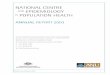 NATIONAL CENTRE FOR EPIDEMIOLOGY POPULATION HEALTH - ANU · NATIONAL CENTRE FOR EPIDEMIOLOGY & POPULATION HEALTH ANNUAL REPORT 2003 National Centre for Epidemiology & Population Health
