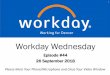 Workday Wednesday - Denver...A small number of Job Profiles may have different data for MinQuals. • Solution • Class/Comp and Talent Acquisition auditing all 1187 Job Profiles
