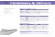 Hot plates & Stirrers · PDF file 2017-08-11 · Hotplates Hotplate Stirrers Magnetic Stirrers Overhead Stirrers Hot plates & Stirrers SELECTION GUIDE Hotplates & Hotplate Stirrers