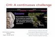 CHI: A continuous challenge - Congenital …...CHI: A continuous challenge CHI family meeting, Athens, Sept. 25 -26, 2018 Henrik Christesen, Professor, PhD , MD International Hyperinsulinism