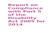 National Disability Authority | The National Disability …nda.ie/nda-files/2014-Report-on-Compliance-with-Part-5... · Web viewThis is the eighth report by the National Disability