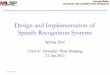 Design and Implementation of Speech Recognition Systemsbhiksha/courses/11-756.asr/spring2012/lectures/class4... · In the 3rd year Governments will enkourage the removal of double