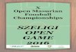 X Open Masurian Foosball ChampionshipsThe tournament will be held in days 29-31 July 2016 Conference room Hotel GRYFIA-MAZUR Szeligi 10, 19-301 Ełk, Poland Event Schedule Friday 29
