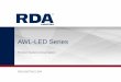 RAB Design Sales Conference 2015 - RDA Lighting Inc.rdalighting.com/wp-content/uploads/AWL-LED-Product-feature-presentation.pdf · Superior Lighting Performance Specs AWL-14 AWL-26