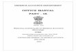 OFFICE MANUAL PART - IX - CGDA IX 2014 EDITION.pdf · OFFICE MANUAL PART - IX PRINCIPAL CONTROLLER OF DEFENCE ACCOUNTS (O FFICERS) PUNE (Incorporating amendments upto June 2014) ISSUED